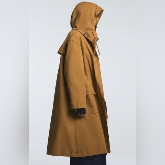 Zara parka oversized in tan color - Picture 3 of 4